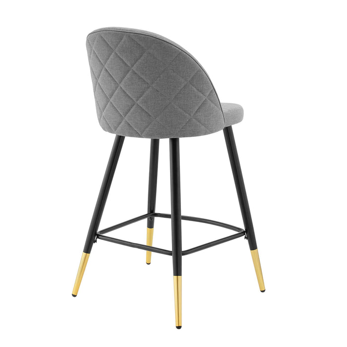 Cordial Fabric Counter Stools - Set of 2