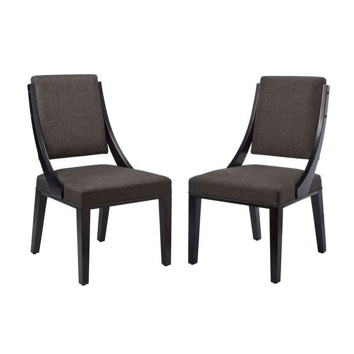 Cambridge Upholstered Fabric Dining Chairs - Set of 2