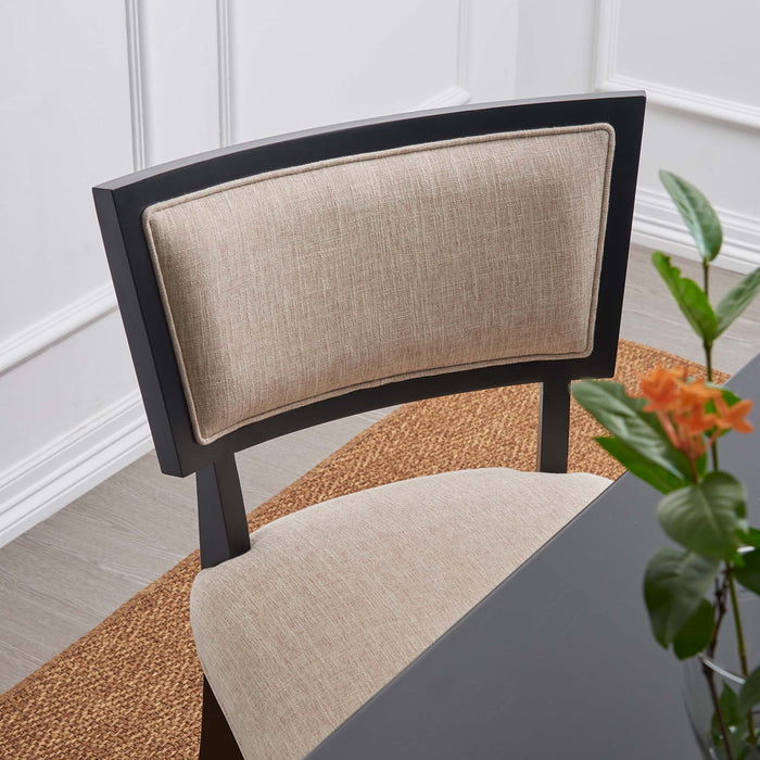 Pristine Upholstered Fabric Dining Chairs - Set of 2