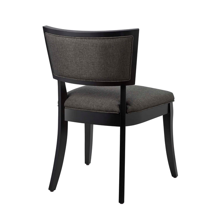 Pristine Upholstered Fabric Dining Chairs - Set of 2