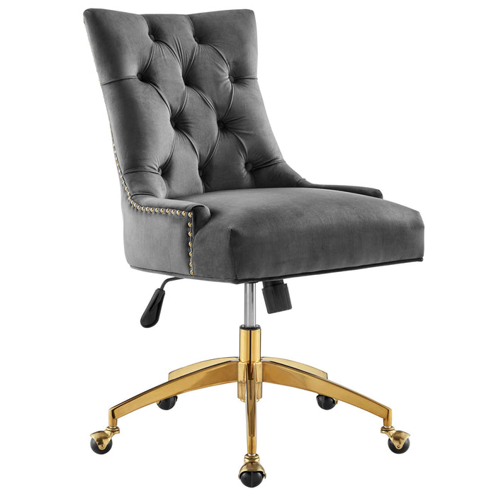 Regent Tufted Performance Velvet Office Chair