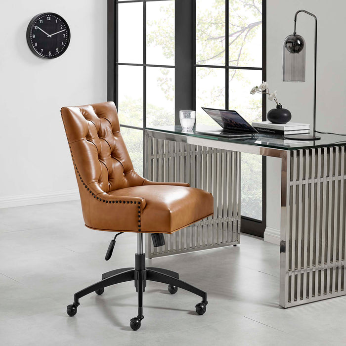 Regent Tufted Vegan Leather Office Chair