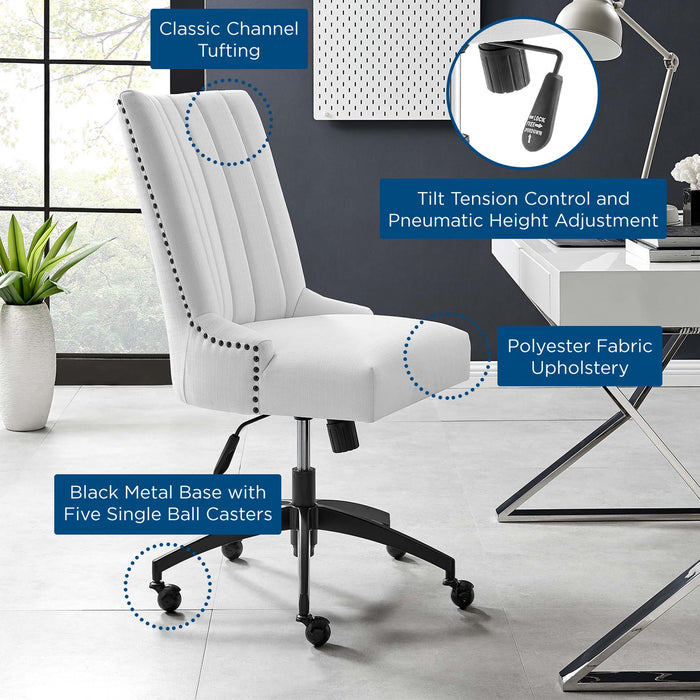 Empower Channel Tufted Fabric Office Chair