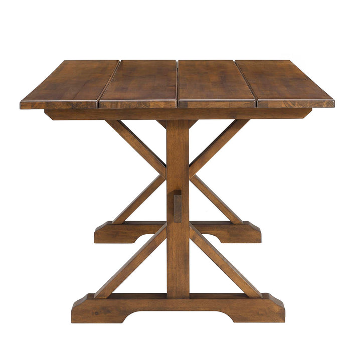 Windchime 71" Wood Dining Table