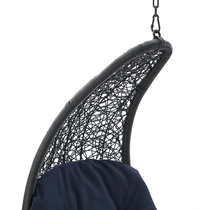 Landscape Hanging Chaise Lounge Outdoor Patio Swing Chair