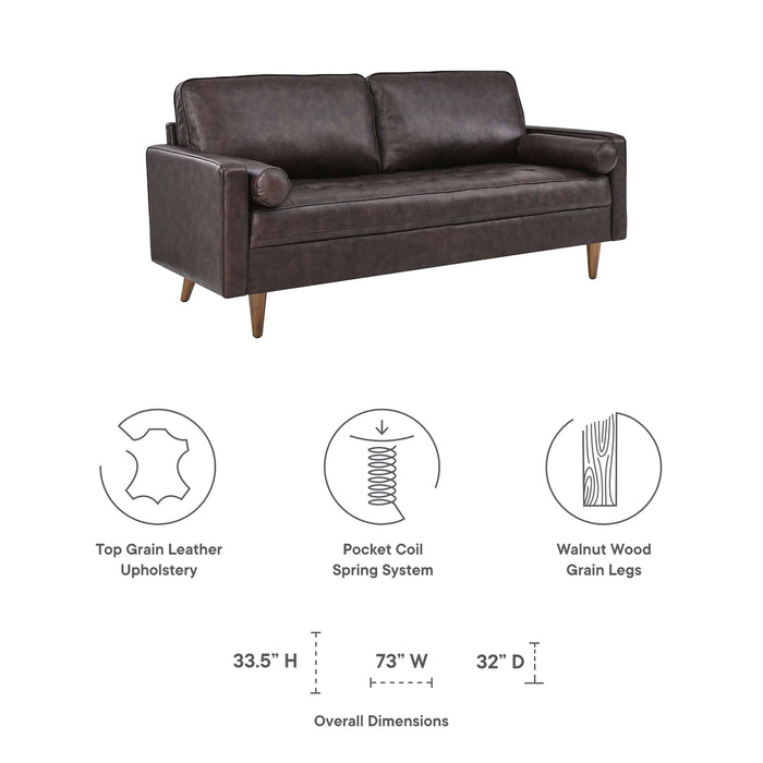 Valour Leather Sofa