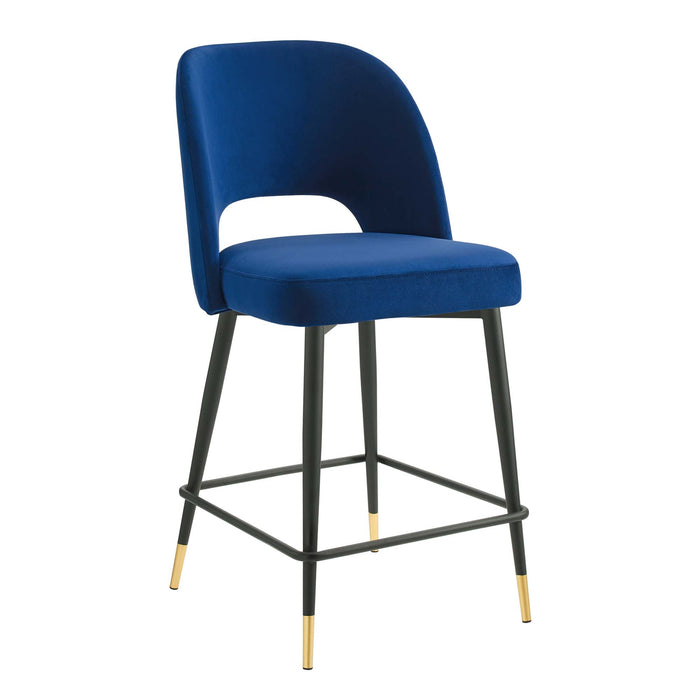 Rouse Performance Velvet Counter Stool