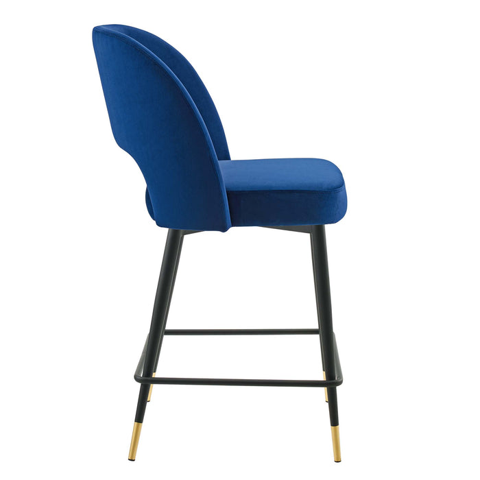 Rouse Performance Velvet Counter Stool