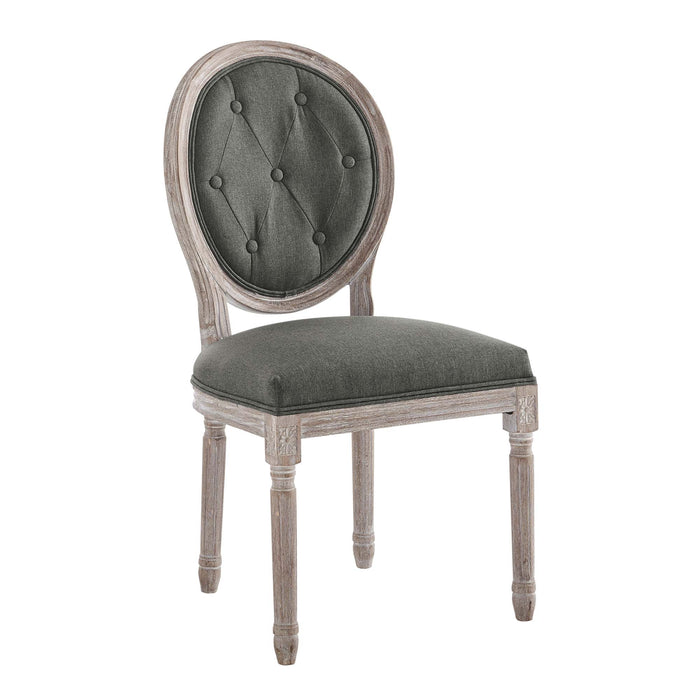 Arise Vintage French Upholstered Fabric Dining Side Chair