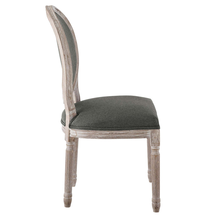 Emanate Vintage French Upholstered Fabric Dining Side Chair