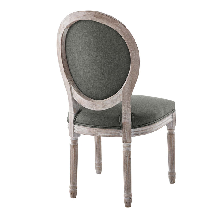 Emanate Vintage French Upholstered Fabric Dining Side Chair