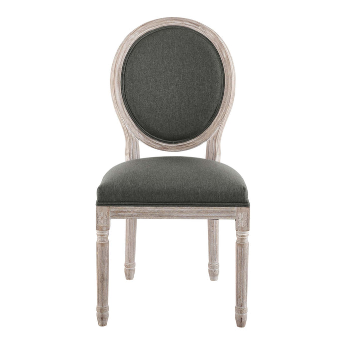 Emanate Vintage French Upholstered Fabric Dining Side Chair