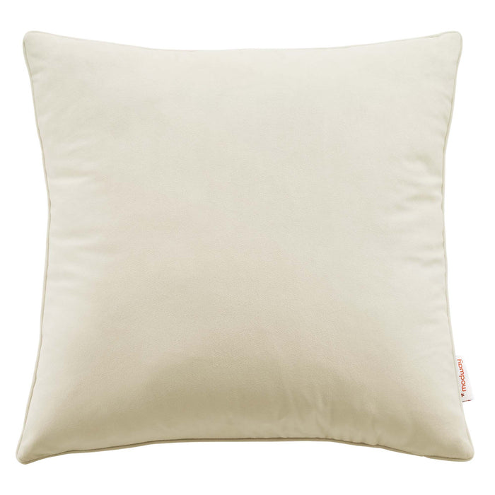 Enhance 20" Performance Velvet Throw Pillow