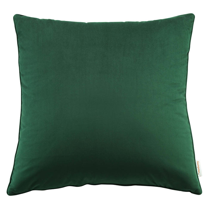 Enhance 24" Performance Velvet Throw Pillow