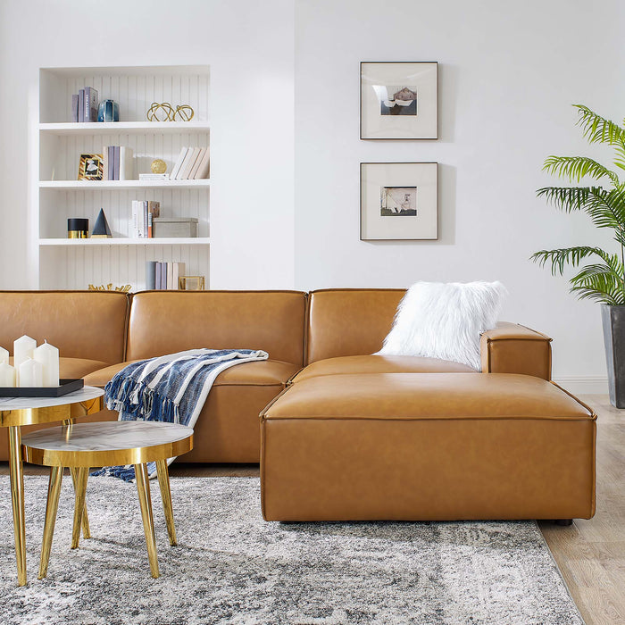 Restore 7-Piece Vegan Leather Sectional Sofa