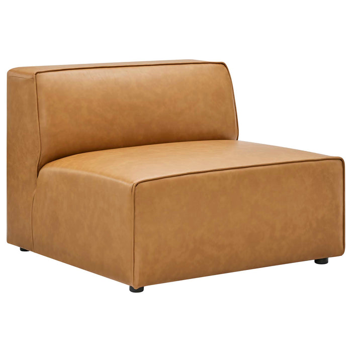 Mingle Vegan Leather Sofa and Armchair Set