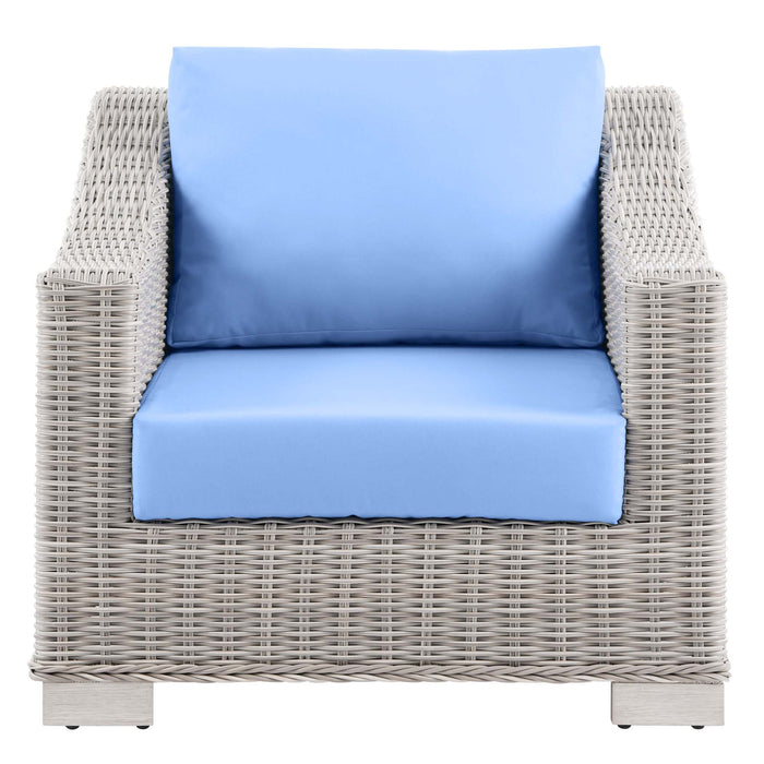 Conway Outdoor Patio Wicker Rattan Armchair