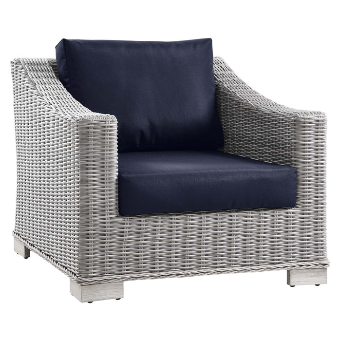 Conway Outdoor Patio Wicker Rattan Armchair