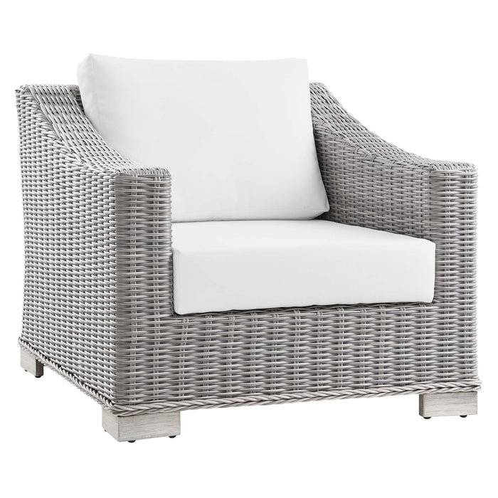 Conway Outdoor Patio Wicker Rattan Armchair