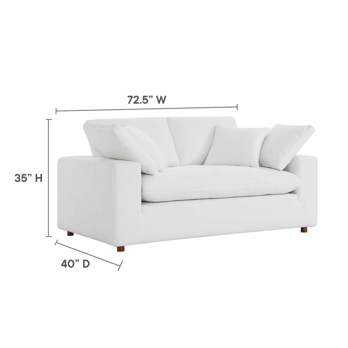 Commix Down Filled Overstuffed Loveseat