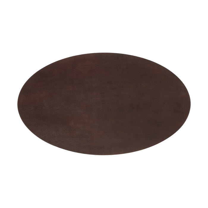 Lippa 60" Oval Wood Grain Dining Table