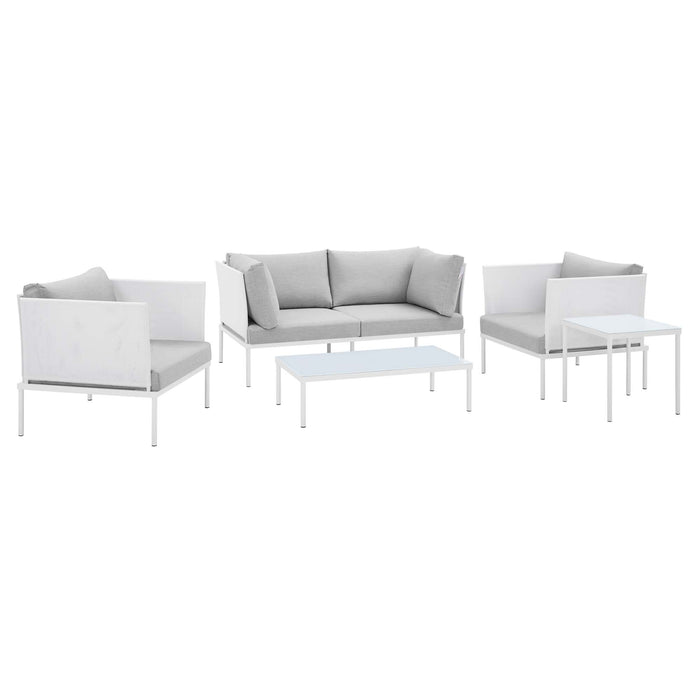 Harmony 5-Piece  Sunbrella® Outdoor Patio Aluminum Furniture Set