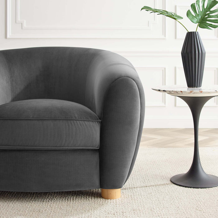 Abundant Performance Velvet Armchair