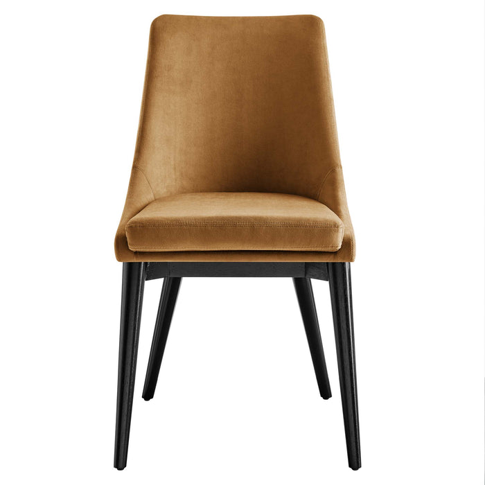 Viscount Performance Velvet Dining Chair