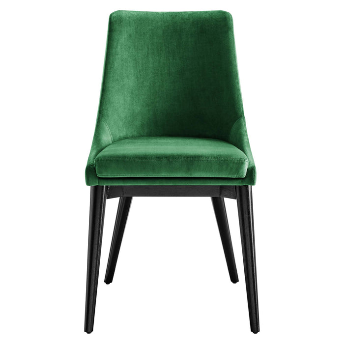 Viscount Performance Velvet Dining Chair