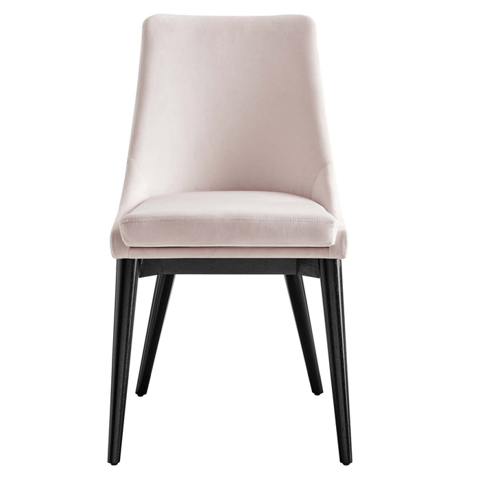 Viscount Performance Velvet Dining Chair