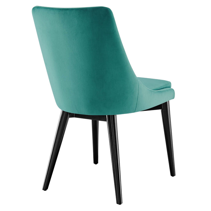 Viscount Performance Velvet Dining Chair