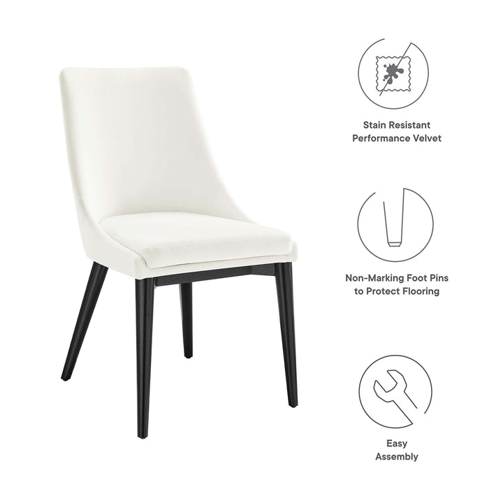 Viscount Performance Velvet Dining Chair