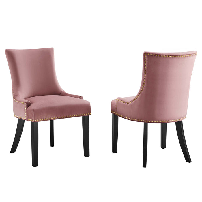 Marquis Performance Velvet Dining Chairs - Set of 2