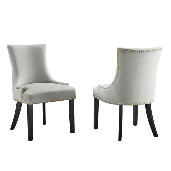 Marquis Performance Velvet Dining Chairs - Set of 2