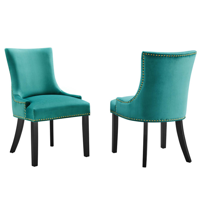 Marquis Performance Velvet Dining Chairs - Set of 2