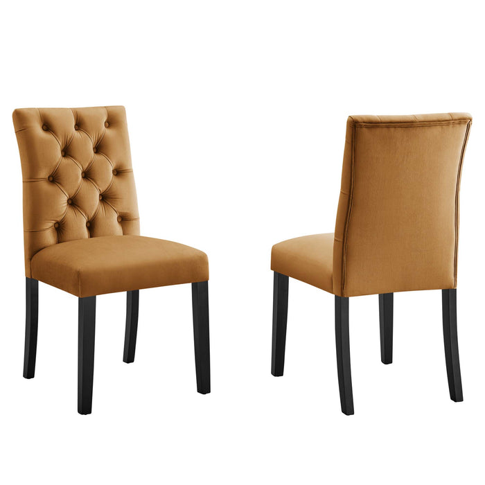 Duchess Performance Velvet Dining Chairs - Set of 2