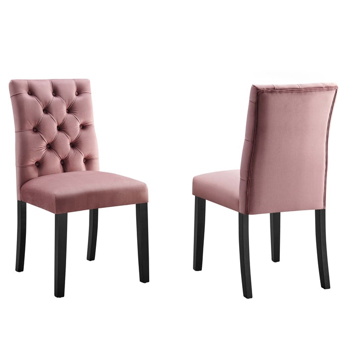 Duchess Performance Velvet Dining Chairs - Set of 2