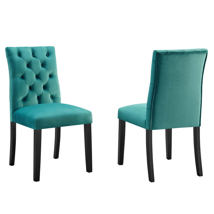 Duchess Performance Velvet Dining Chairs - Set of 2