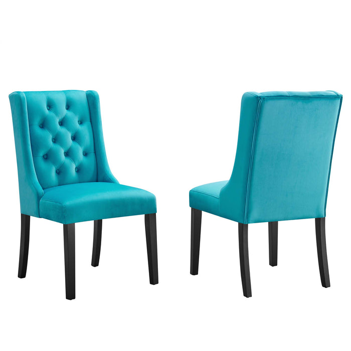 Baronet Performance Velvet Dining Chairs - Set of 2