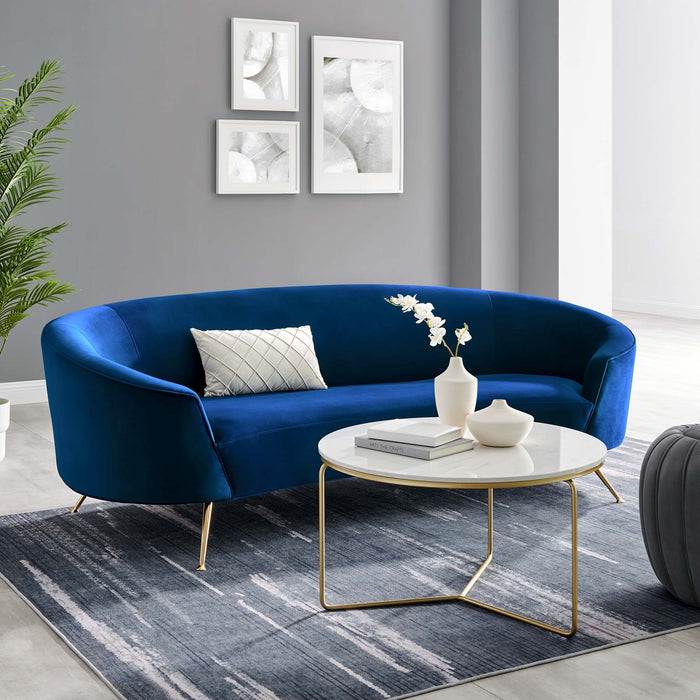 Marchesa Upholstered Performance Velvet Sofa