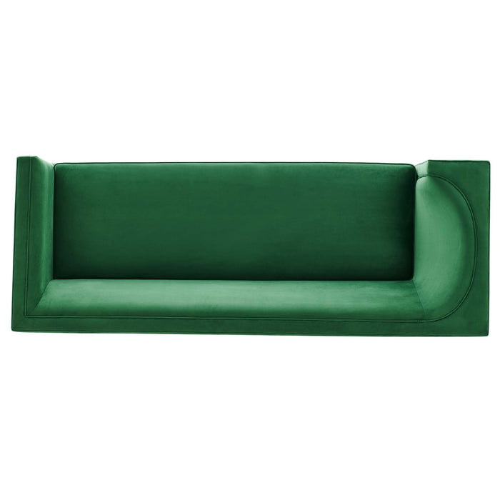 Eminence Upholstered Performance Velvet Sofa