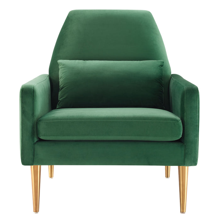 Liliana Performance Velvet Armchair