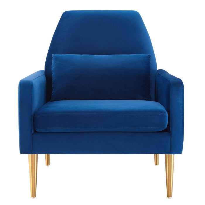 Liliana Performance Velvet Armchair