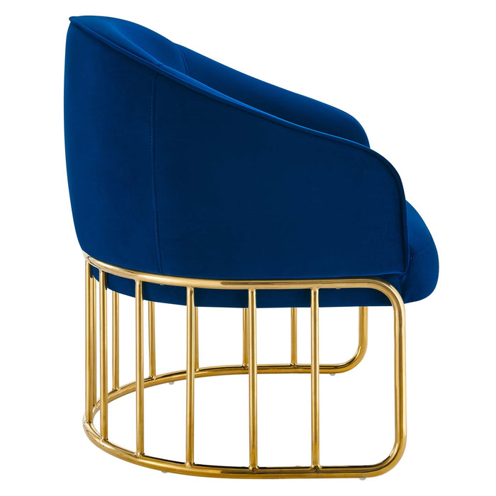 Legacy Performance Velvet Armchair