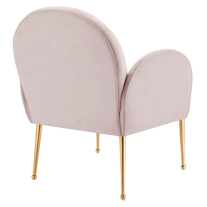 Transcend Performance Velvet Armchair