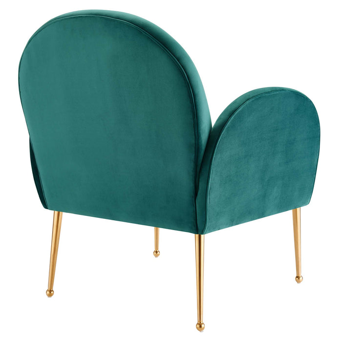 Transcend Performance Velvet Armchair