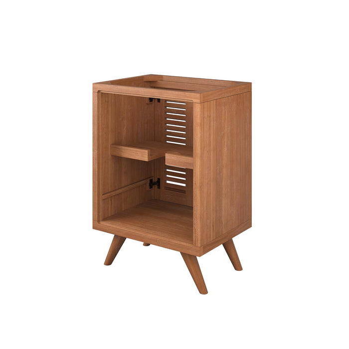 Birdie 24" Teak Wood Bathroom Vanity Cabinet (Sink Basin Not Included)