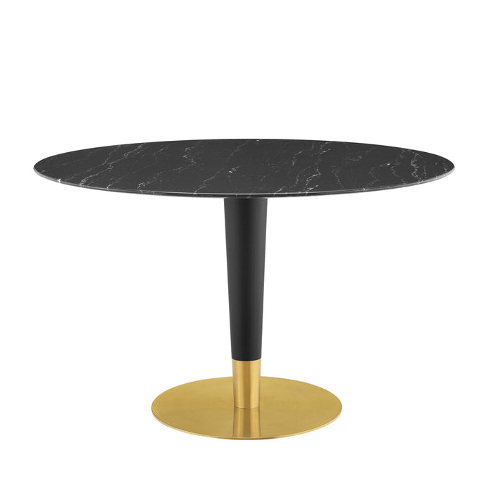 Zinque 47" Artificial Marble Dining Table