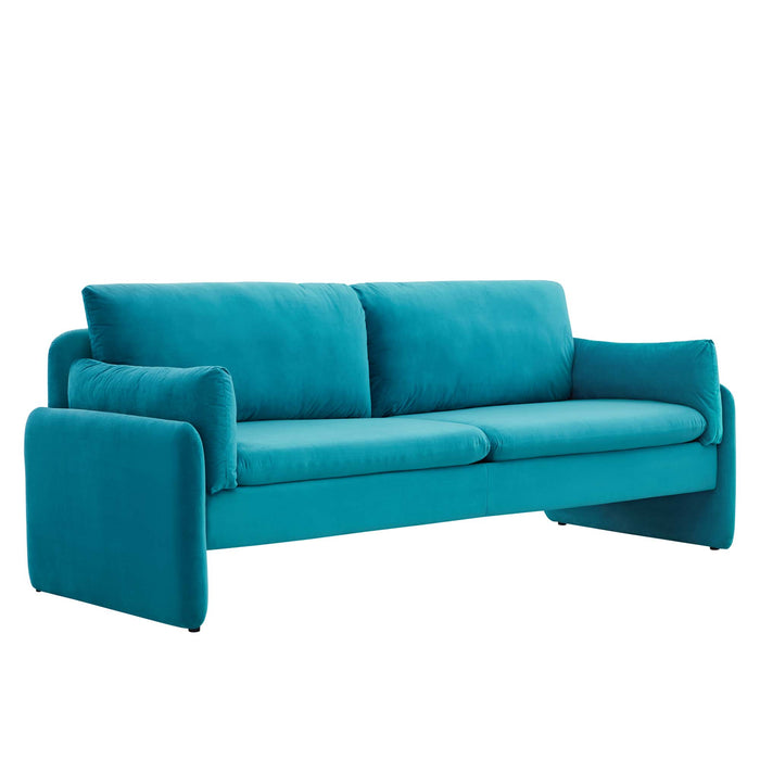 Indicate Performance Velvet Sofa