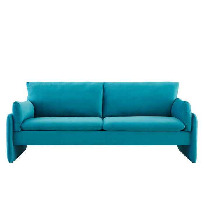 Indicate Performance Velvet Sofa